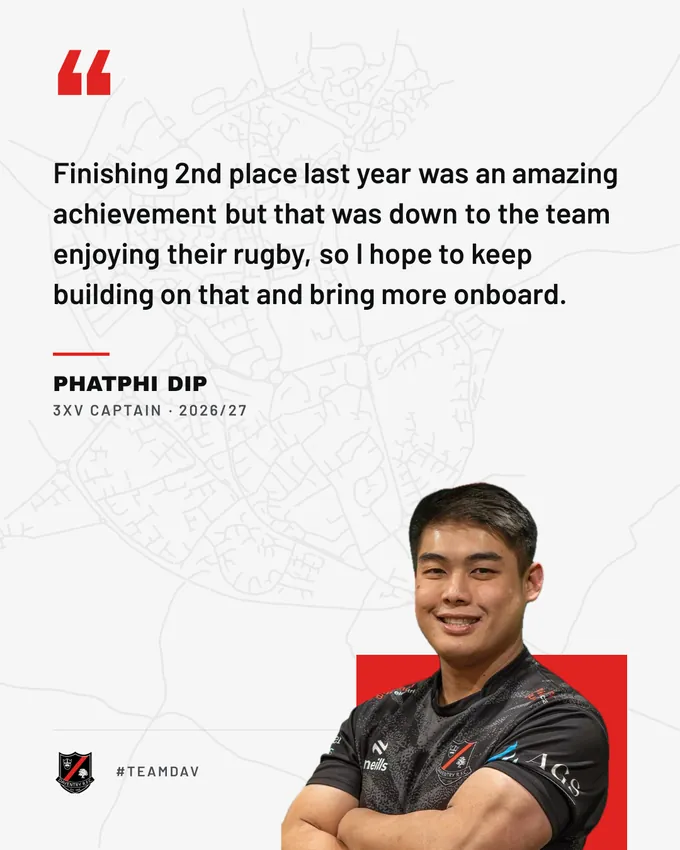 Quote card: Phatphi Dip, 3XV captain, in his own words